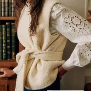 Elegant Sézane Sebastine Jacket Vest M